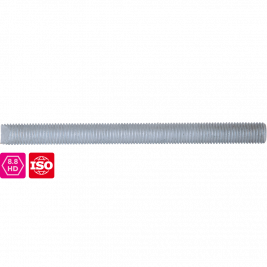 Ankerstangen Staal 8.8 Thermisch Verzinkt, ISO passend