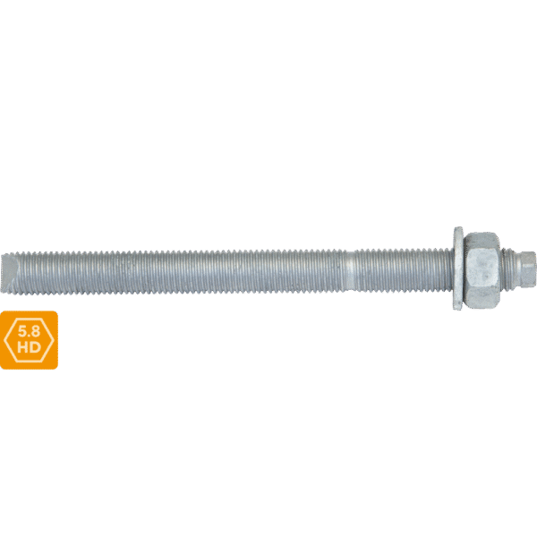 Ankerstangen ASTA-AS, Stahl 5.8 Thermisch Verzinkt